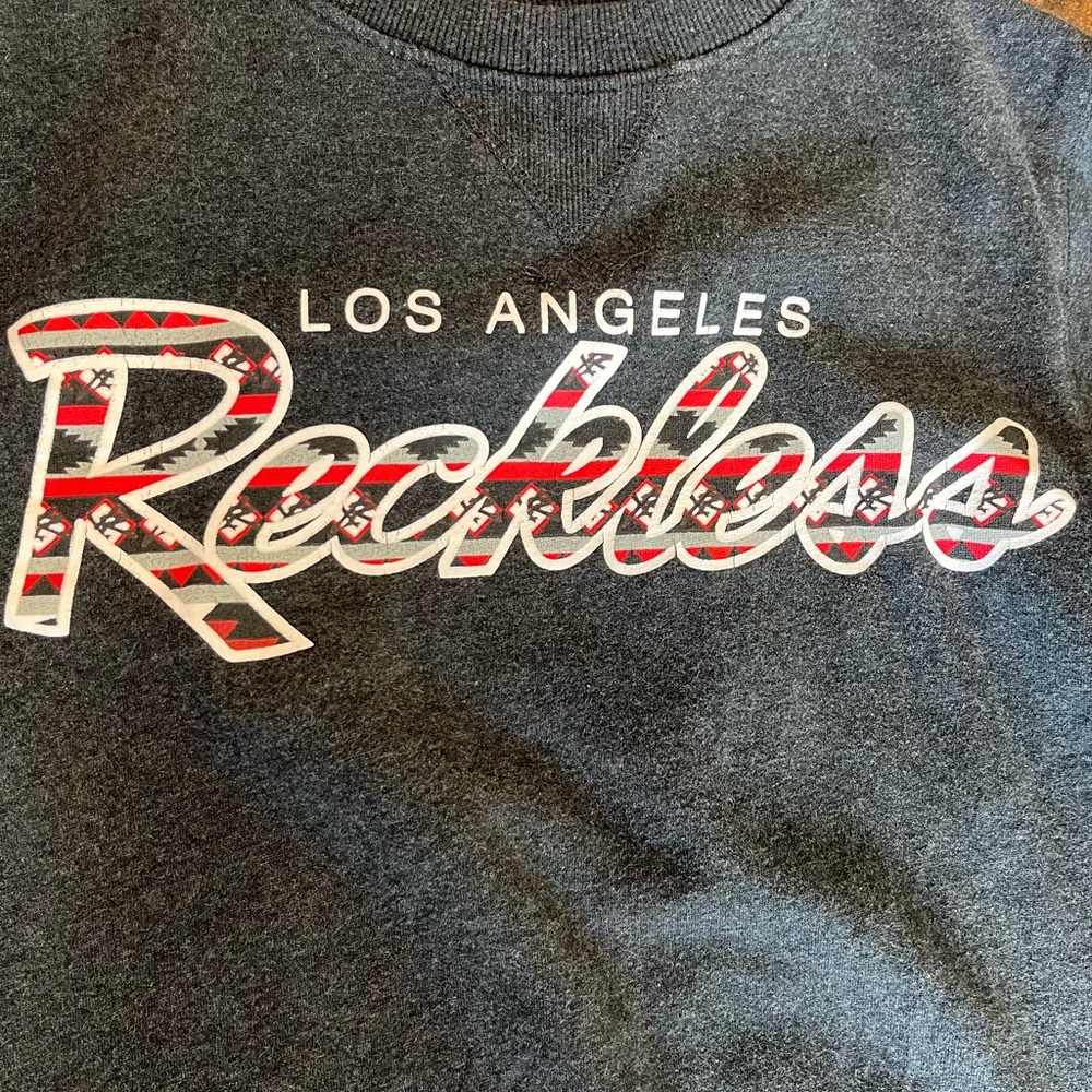 Young & Reckless Dark Gray Crewneck Sweater - Picture 2 of 5